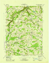 Millers Mills 1945 topographic map thumbnail