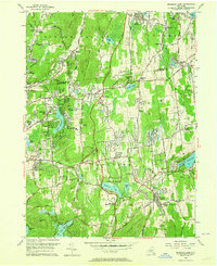 Mohegan Lake 1956 topographic map thumbnail