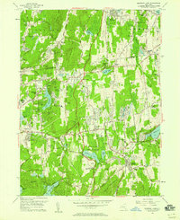 Mohegan Lake 1956 topographic map thumbnail