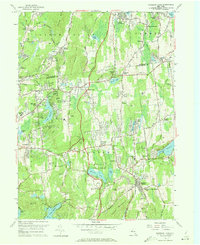 Mohegan Lake 1956 topographic map preview