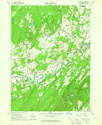 Mohonk Lake 1964 topographic map thumbnail