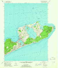 Montauk Point 1956 topographic map thumbnail