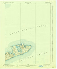 Montauk topographic map thumbnail