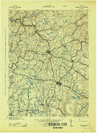 Monticello 1943 topographic map thumbnail