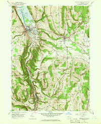 Montour Falls 1950 topographic map preview