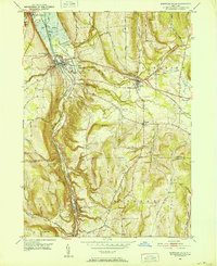 Montour Falls 1950 topographic map preview