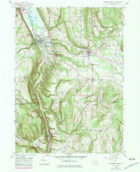 Montour Falls 1950 topographic map preview