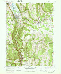 Montour Falls 1950 topographic map preview