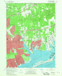 Moriches 1967 topographic map thumbnail