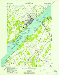 Morristown 1942 topographic map thumbnail