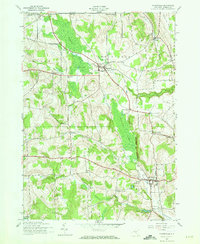 Morrisville 1943 topographic map thumbnail