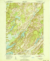 Muskalonge Lake topographic map thumbnail