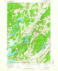 Muskellunge Lake 1961 topographic map thumbnail