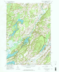 Muskellunge Lake 1961 topographic map thumbnail