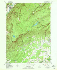 Napanoch 1956 topographic map thumbnail