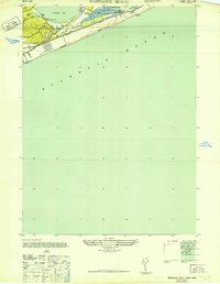 Napeague Beach 1947 topographic map preview