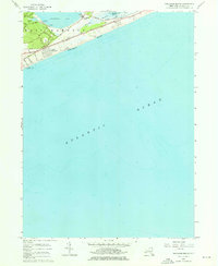 Napeague Beach 1956 topographic map thumbnail