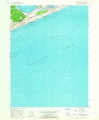 Napeague Beach 1956 topographic map preview