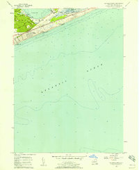 Napeague Beach 1956 topographic map preview