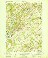 Natural Dam 1951 topographic map thumbnail