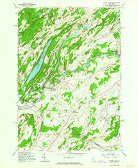 Natural Dam 1961 topographic map thumbnail