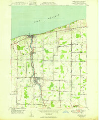 Newfane 1950 topographic map thumbnail