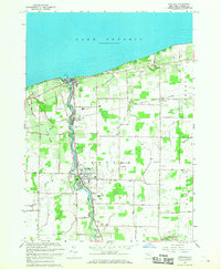 Newfane 1965 topographic map thumbnail