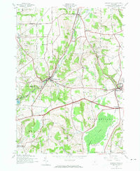 Oriskany Falls 1943 topographic map thumbnail