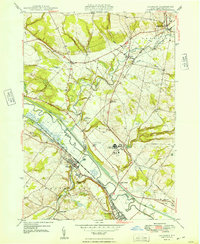 Oriskany 1949 topographic map thumbnail