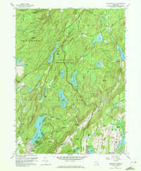 Oscawana Lake 1956 topographic map thumbnail