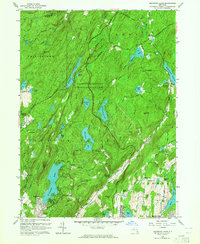 Oscawana Lake 1956 topographic map thumbnail