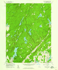 Oscawana Lake 1956 topographic map thumbnail