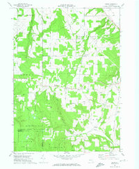 Ossian 1972 topographic map thumbnail