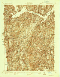 Ossining 1936 topographic map thumbnail