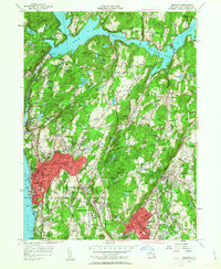 Ossining 1955 topographic map thumbnail
