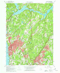 Ossining 1967 topographic map thumbnail