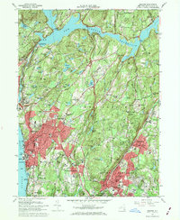 Ossining 1967 topographic map thumbnail