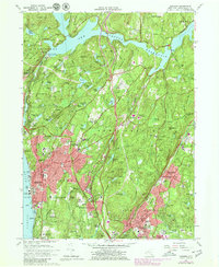 Ossining 1967 topographic map thumbnail
