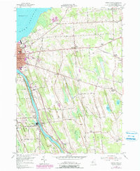 Oswego East 1954 topographic map thumbnail