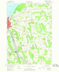 Oswego East 1954 topographic map thumbnail