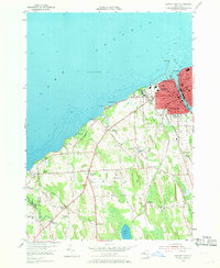 Oswego West 1954 topographic map thumbnail