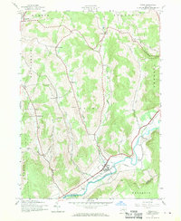 Otego 1943 topographic map thumbnail