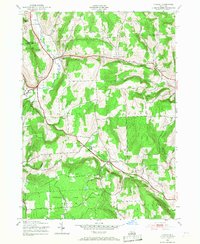 Otselic 1943 topographic map thumbnail