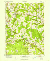 Otselic 1943 topographic map thumbnail