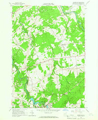Parishville 1964 topographic map thumbnail