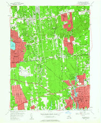 Patchogue 1956 topographic map thumbnail