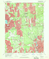 Patchogue 1967 topographic map thumbnail