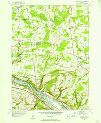Pattersonville 1954 topographic map thumbnail