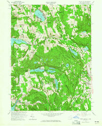 Peach Lake 1958 topographic map thumbnail