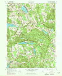 Peach Lake 1958 topographic map thumbnail